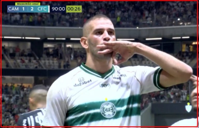 شاهد ابن الجزائر اسلام سليمانى ينقذ فريقه من هزيمة مؤكده فى أخر دقيقة فى المباراة فى الدور البرازيلى.