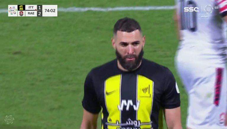 Watch: The controversial moment of Karim Benzema’s exit in the Saudi Al-Ittihad match