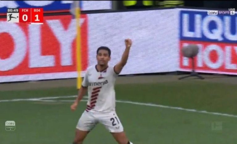 Moroccan Amin Adly’s legendary goal with Bayer Leverkusen today and Xabi Alonso’s reaction