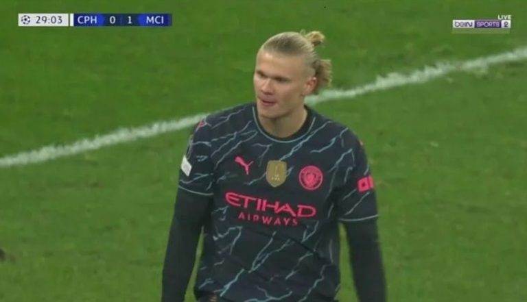 Haaland’s amazing bicycle kick that baffled scientists in the City-Copenhagen match today