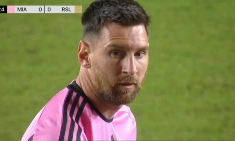 The amazing free kick that Messi executed with Inter Miami in the first match in the American League