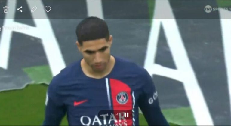 The wonder happened from Achraf Hakimi in the goal that was scored against Paris Saint-Germain