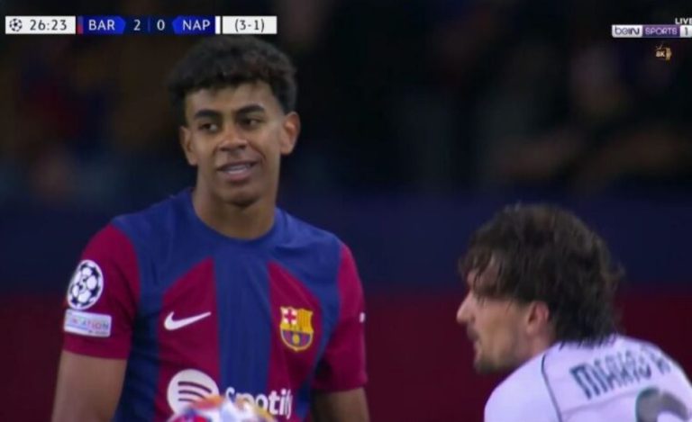 A dramatic and historical scenario occurs from Barcelona players against Napoli in the Champions League in less than two minutes