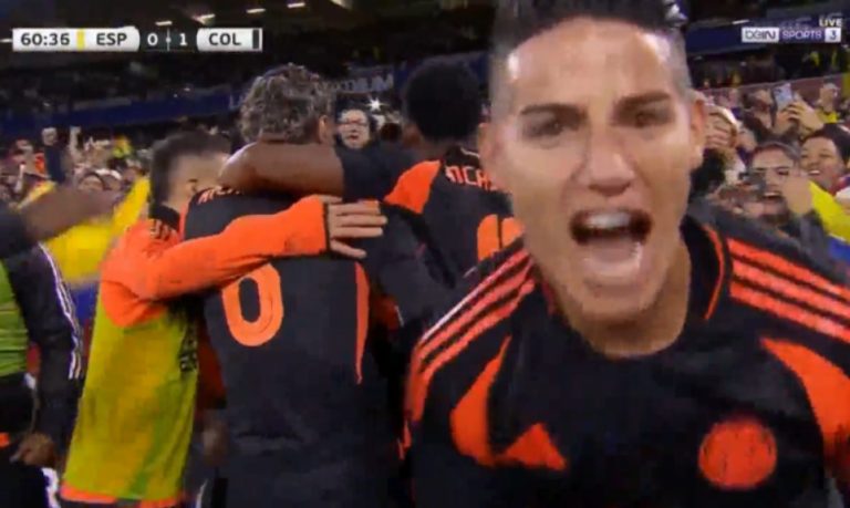 Colombia’s historic winning goal against Spain