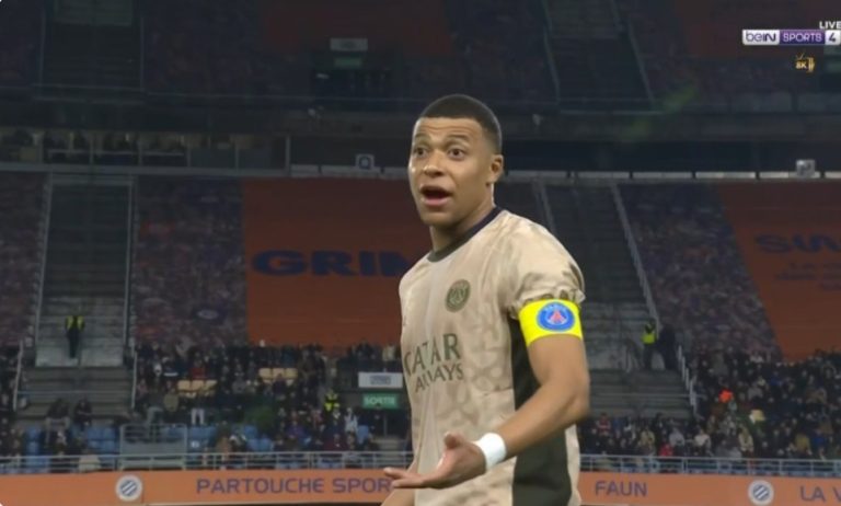 Mbappe’s legendary and world-class goal against Montpellier after a mi.ssile shot that left the match commentator, the spectators, and the entire stadium amazed and astonished