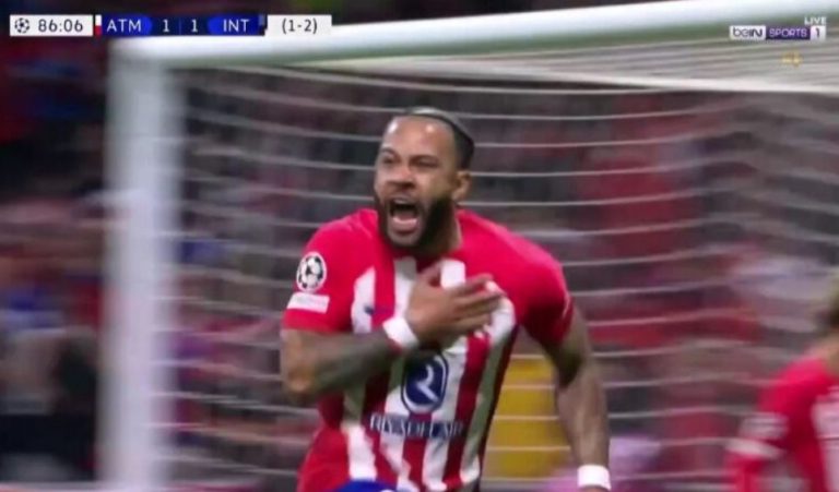 Memphis Depay’s decisive and historic goal against Inter Milan in the last seconds