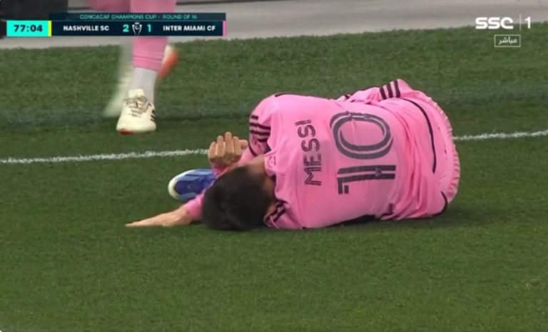 Messi’s injury, which terr.ified the Inter Miami players and fans and caused them to put their hands on their heads in shock