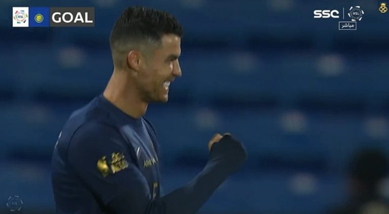 Ronaldo’s crazy, historic hat-trick goal in just half an hour, and the reaction and madness of Al-Nasr players and everyone on the field