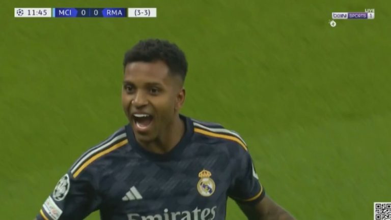 The sh.ock happens to Guardiola and the City players, and they lose their speech after the wonder that the Real Madrid players did in this strange imaginary goal