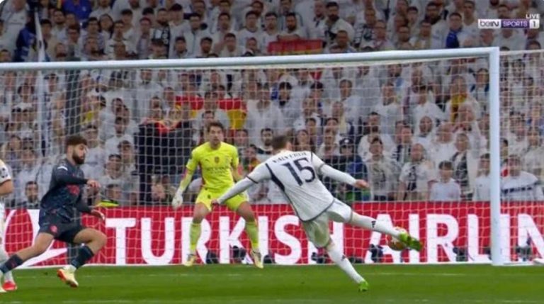 Valverde’s legendary goal that saved Real Madrid from losing to Manchester City in the final minutes