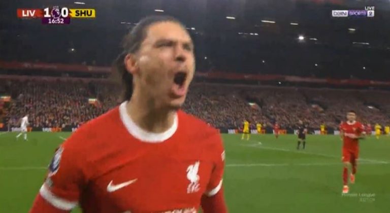 The drama, wonder and comedy of Liverpool’s wondrous goal from Nunes against Sheffield