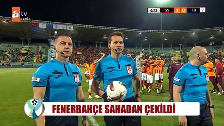 The strange moments that happened in the Turkish Super Cup between Galatasaray and Fenerbahce in a historical scene that became the talk of the world