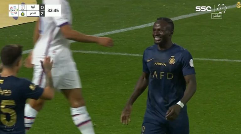 Sadio Mane’s strange goal after an imaginary pass from Ronaldo