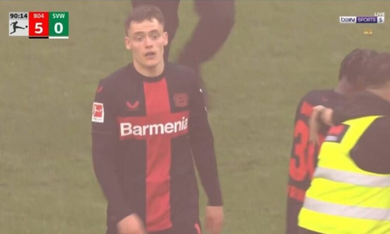 For the first time in history, Leverkusen fans announced the end of the match instead of the referee, in a strange scene that became the talk of the entire world