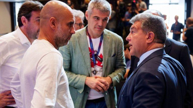 Guardiola sets a new t.rap for Barcelona and plays his role in the play brilliantly