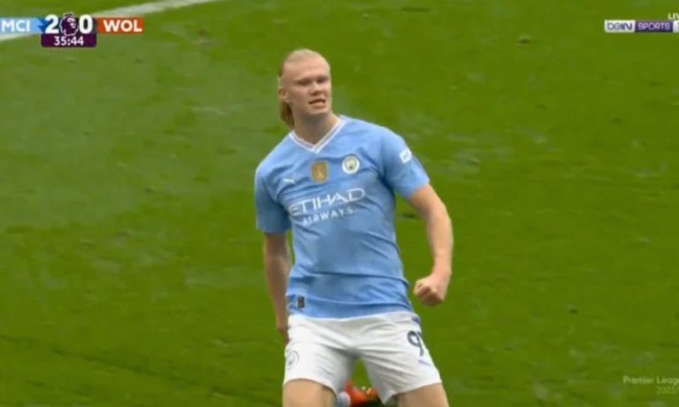 Haaland’s amazing cinematic goal against Wolverhampton and the amazing rise that became the talk of the entire world