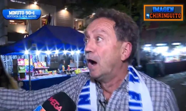 A Madrid fan lost hope and left the stadium before the match ended. Look what he did when he heard the crowd exp.lode after Real Madrid’s historic comeback in two minutes against Bayern Munich