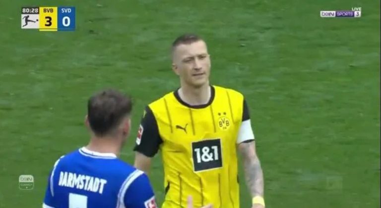 The historic moment of Marco Reus’ exit in his last match with Borussia Dortmund today