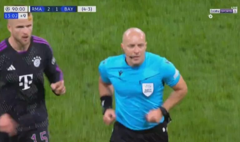 The strangest case of offside in the Champions League semi-final between Bayern Munich and Real Madrid