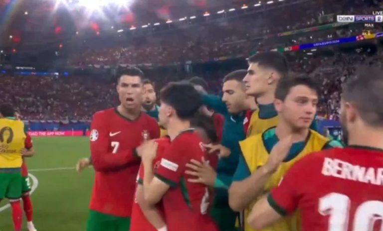 Ronaldo’s reaction the moment the final whistle blew and Portugal’s victory was announced