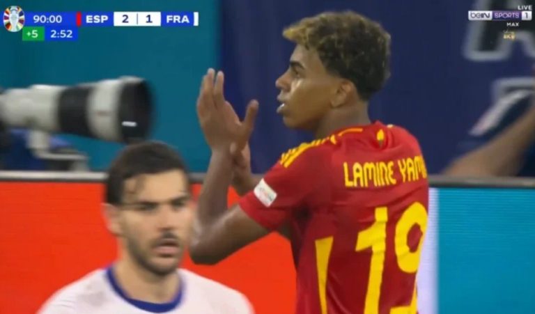 The historic moment of Lamine Yamal’s exit against France amid indescribable applause and greetings from the Spanish fans