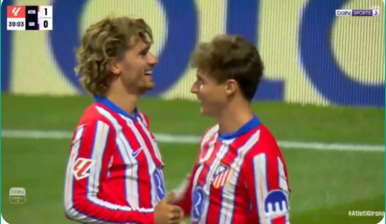 Griezmann’s world-class goal against Girona from an innovative direct free kick