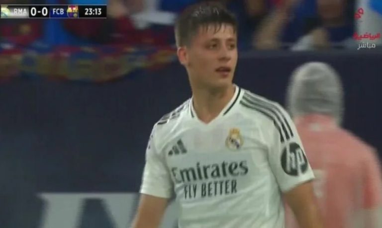 Guler’s legendary goal against Barcelona in El Clásico, but the referee has a different opinion