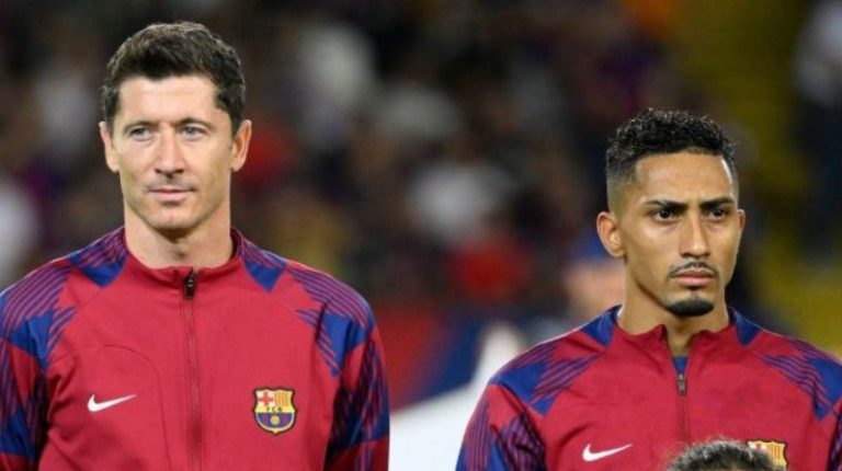 Raphinha sh.ocks Hansi Flick about Lewandowski because of this matter