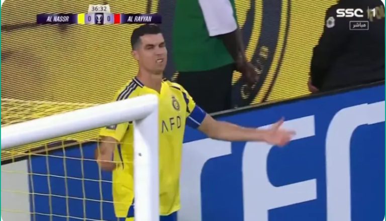 The amazing shot that happened between Ronaldo and Sadio Mane in the Asian Champions League today