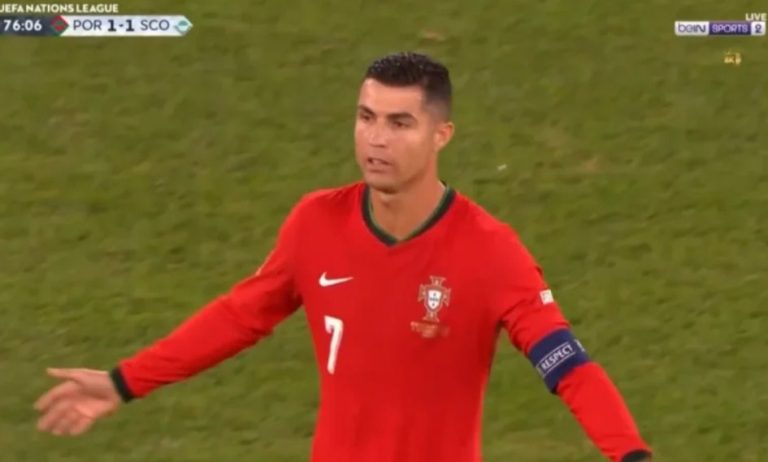 Ronaldo’s historic backheel assist and a strange move by Joao Felix in the Portugal-Scotland match