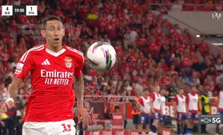 Di Maria’s amazing goal with his team Benfica in the Portuguese League today