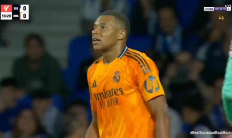 Mbappe’s legendary shot in Real Sociedad vs Real Madrid