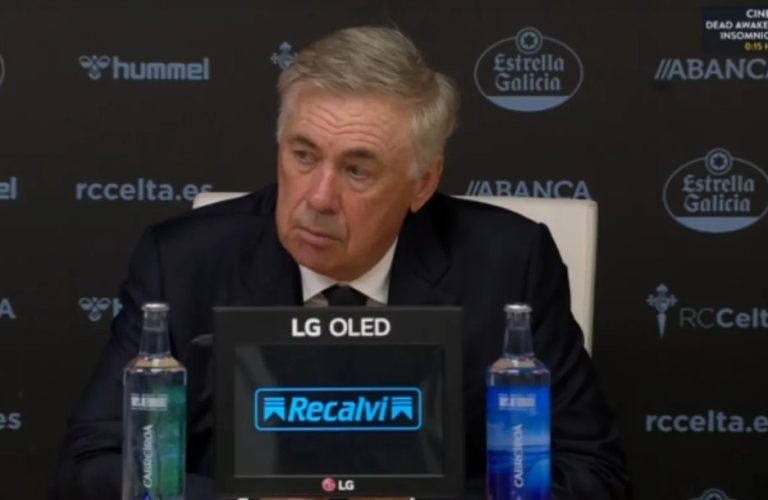 Ancelotti angry with Real Madrid duo despite victory over Celta Vigo and Perez chooses Real Madrid player best in the match