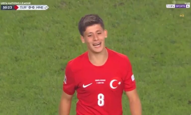 Arda Guler’s legendary skill that made the Montenegro defender wi.pe the grass off the pitch