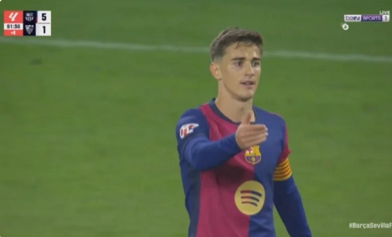 Historic event: What Barcelona fans and players did when Gavi entered the field after a year out due to injury