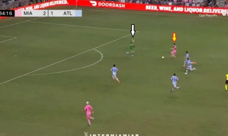 Five goalkeepers appear to prevent Messi from scoring a goal in the American League