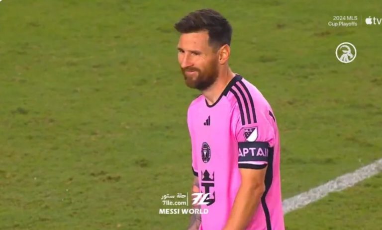 Cra.zy legendary scene from Messi in the last second of the Inter Miami and Atlanta match