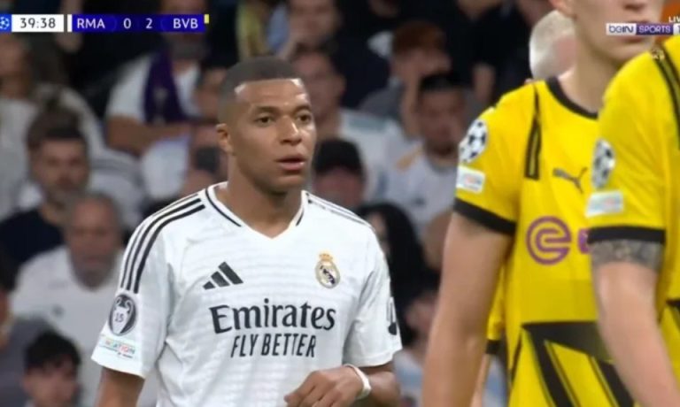 The strangest and most amazing opportunity in the Real Madrid and Borussia Dortmund match in the Champions League