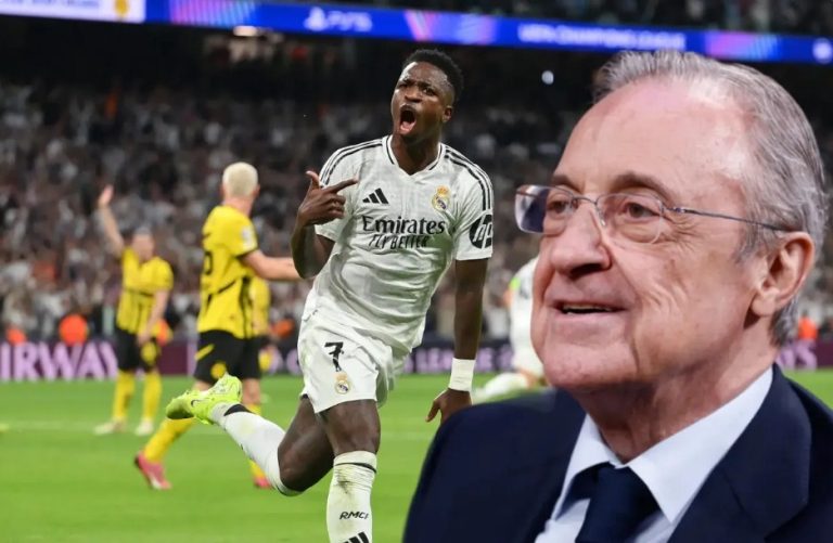 Florentino Perez responds to Vinicius Junior after the historic hat-trick