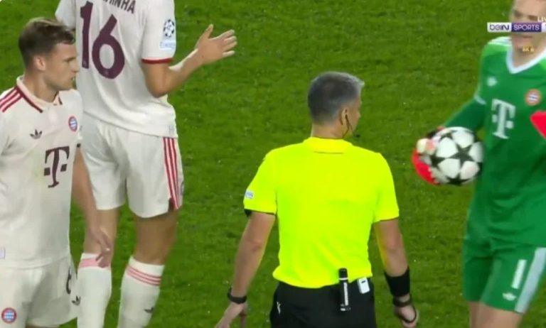 Barcelona’s second goal became the talk of the world because of the strangeness and wonder that happened from Manuel Neuer and the match referee
