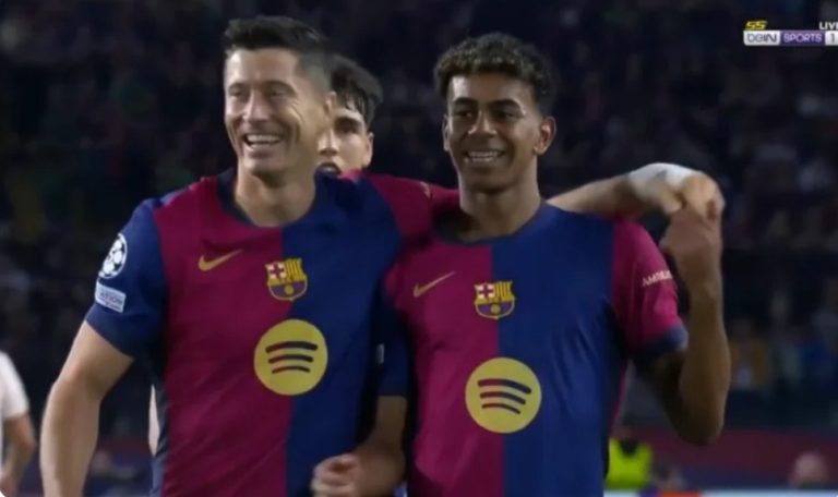 The fantastic counterattack by Lamine Yamal that led to a fantastic goal against Bayern Munich