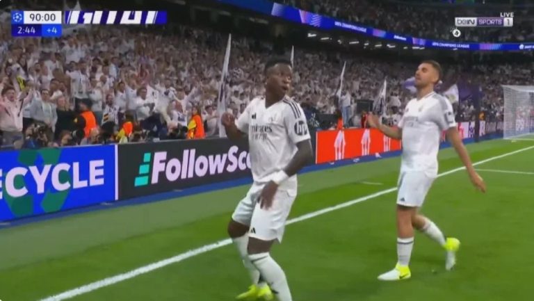 Vinicius’ cr.azy hat-trick goal against Dortmund just seconds before the end of the match