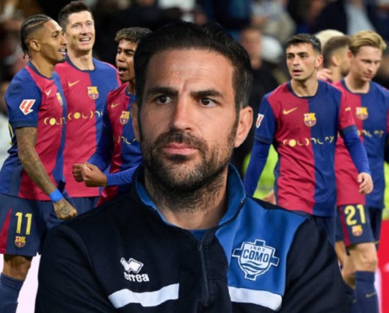 Cesc Fabregas, coach of the Italian team Como, plans to sign a surprise player from Barcelona