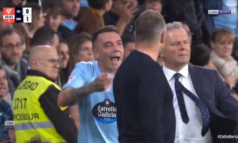 The shot that turned the whole world upside down and will cause football laws to change because of what the referee of the Barcelona and Celta Vigo match did in this strange, sca.ndalous scene