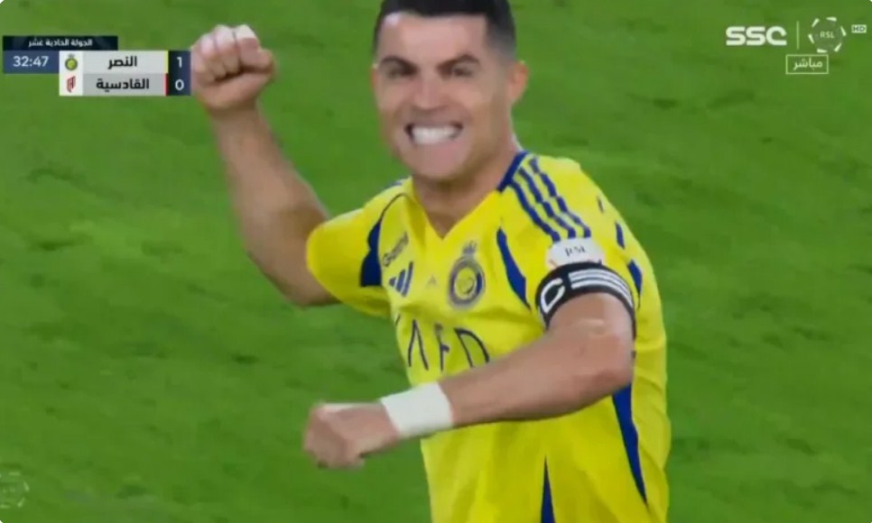 Cristiano Ronaldo’s amazing goal that made the entire Al-Nassr stadium stand up from its seat and sha.ke the stands in a hysterical manner