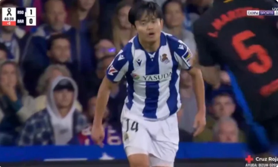 A World-Class shot from Japan’s Kubo Against Barcelona Players in La Liga Today – Alaam Technology