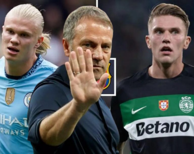 Neither Gjokeres nor Haaland… Hansi Flick sh,ocks Lewandowski and reveals to him that Barcelona has already entered into negotiations with a world-class striker