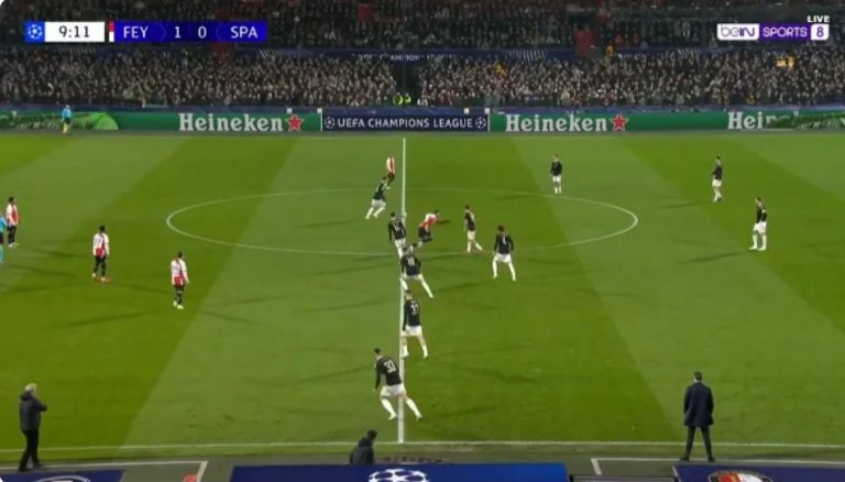 Watch the amazing plan that Sparta Prague players tried to implement in the kick-off after Feyenoord scored a goal against their team