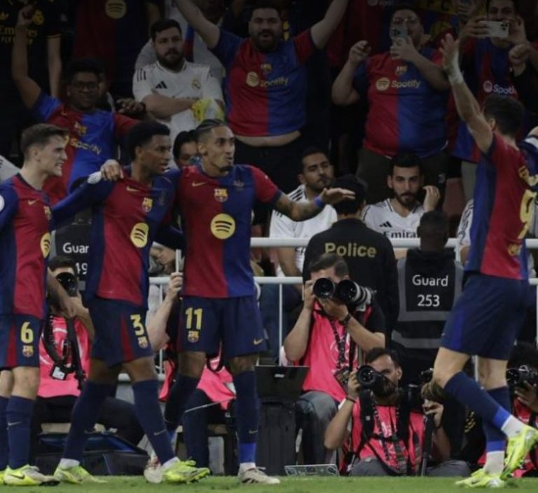 Barcelona star spoils Hansi Flick’s joy after winning the Super Cup