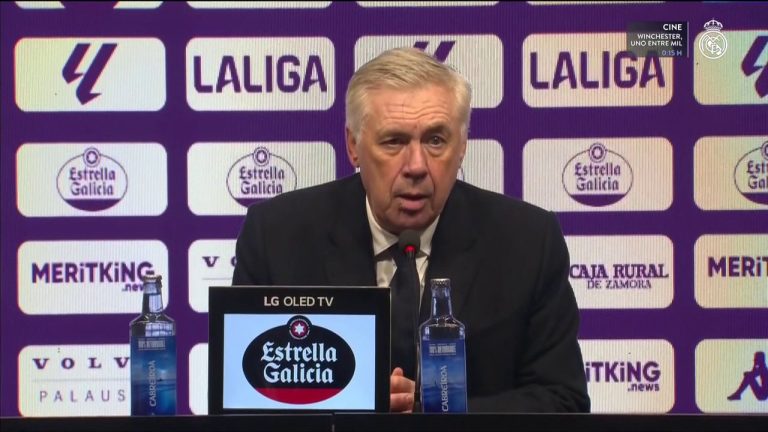 After beating Valladolid and moving away at the top.. Ancelotti is amazed by the performance of the Real Madrid star and a surprising request from Mbappe to Perez